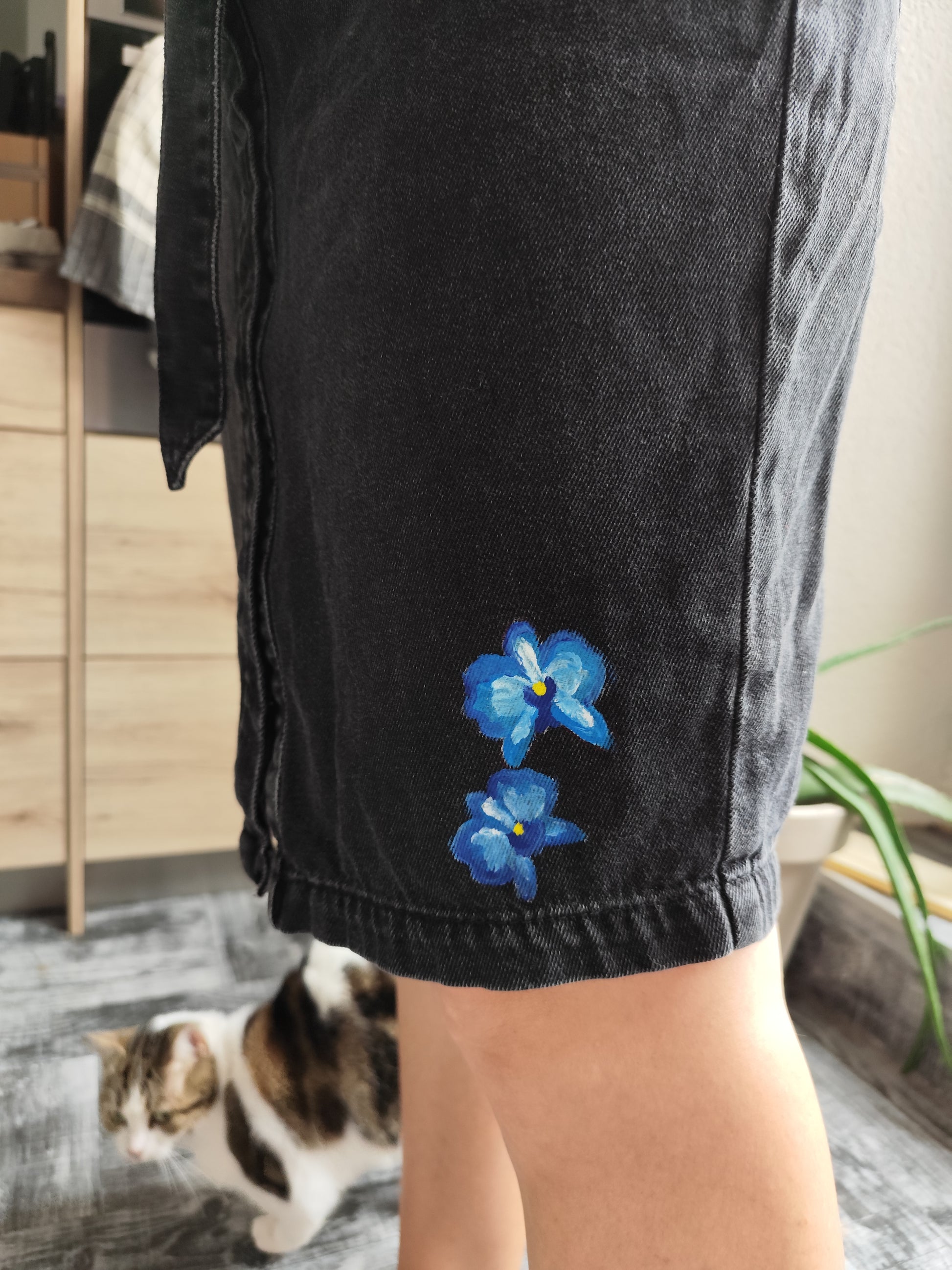 Jupe orchidée T40