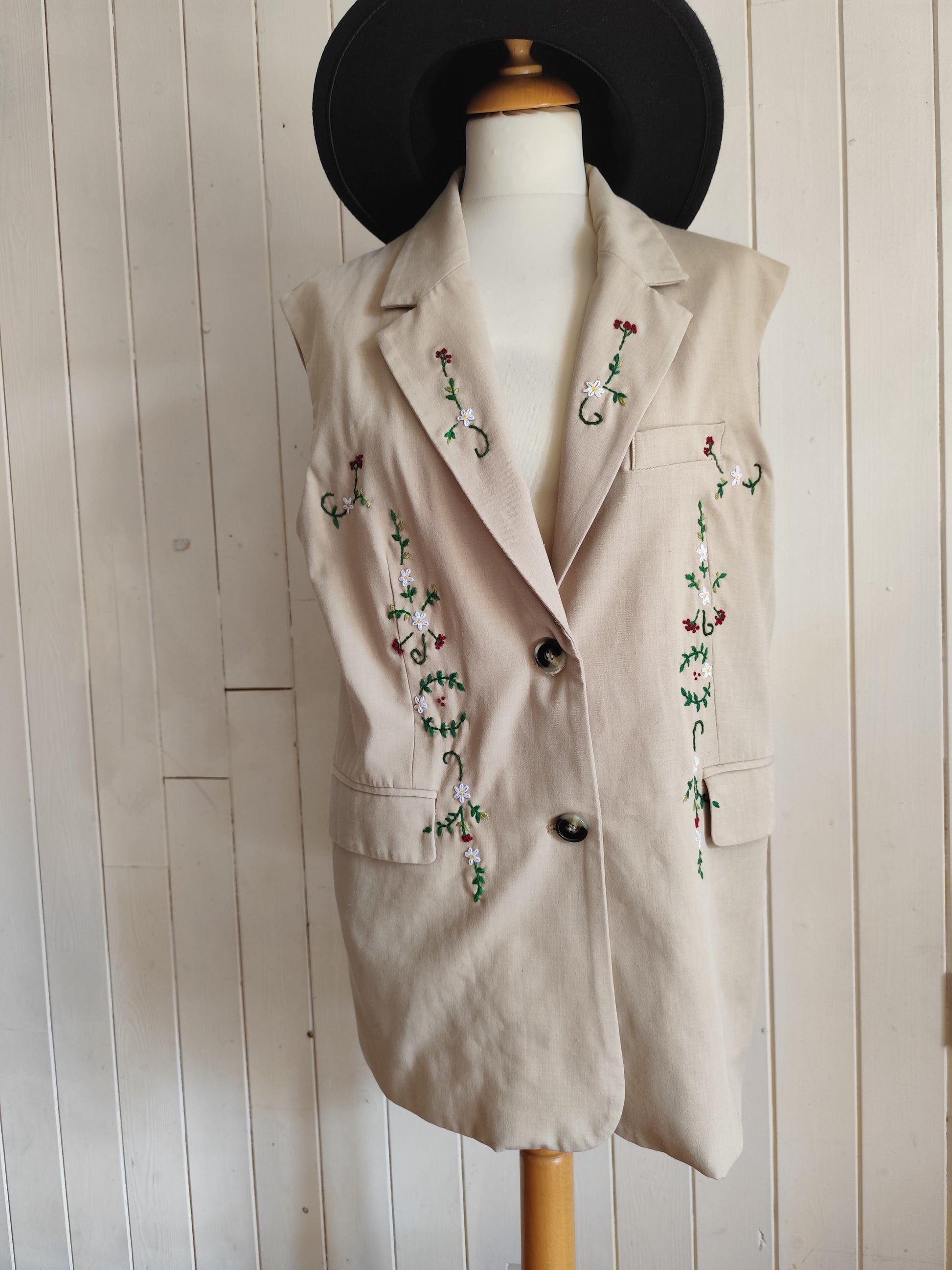 Veste costume brodée T-M/L