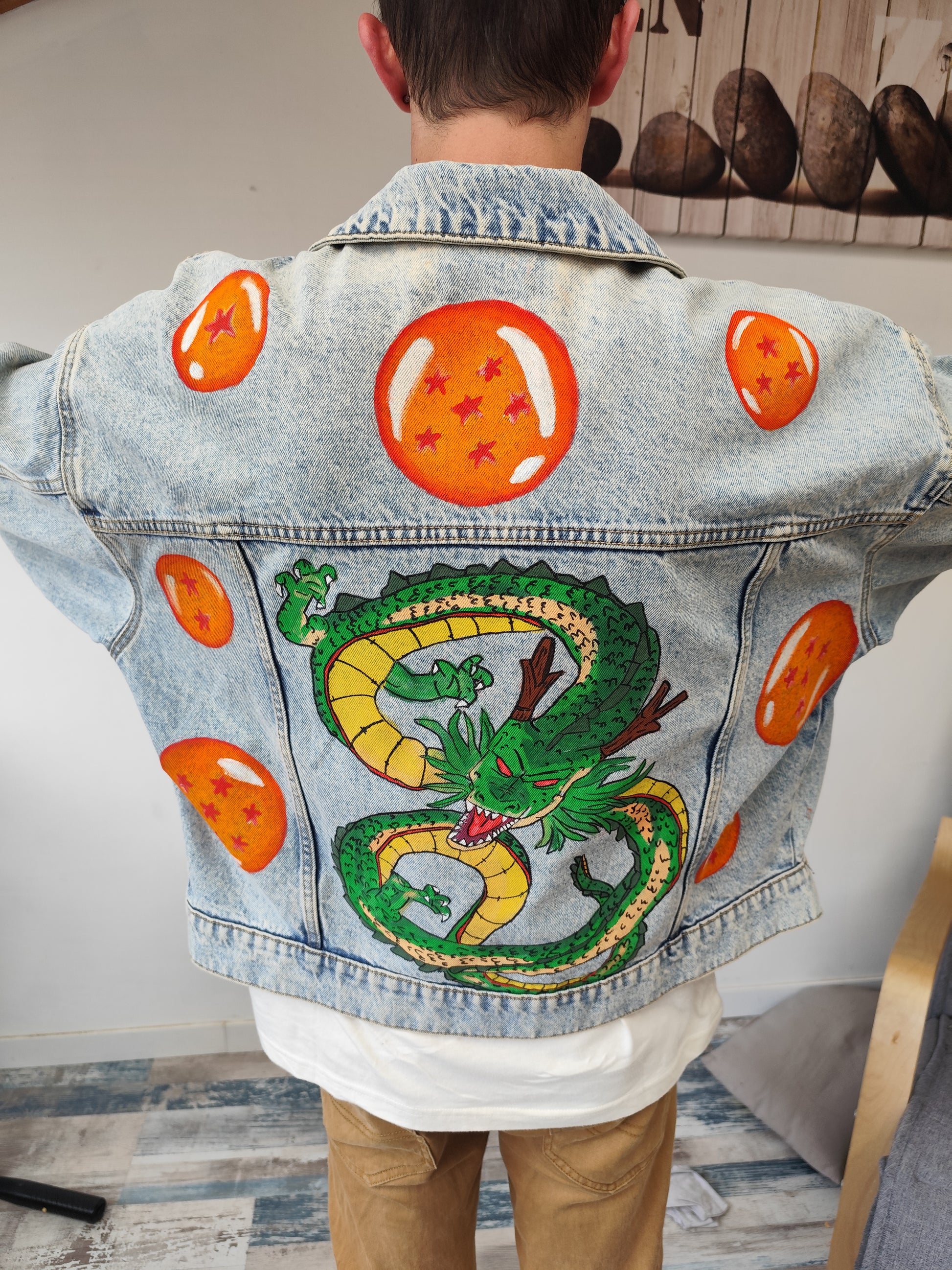 Veste en Jean Dragon