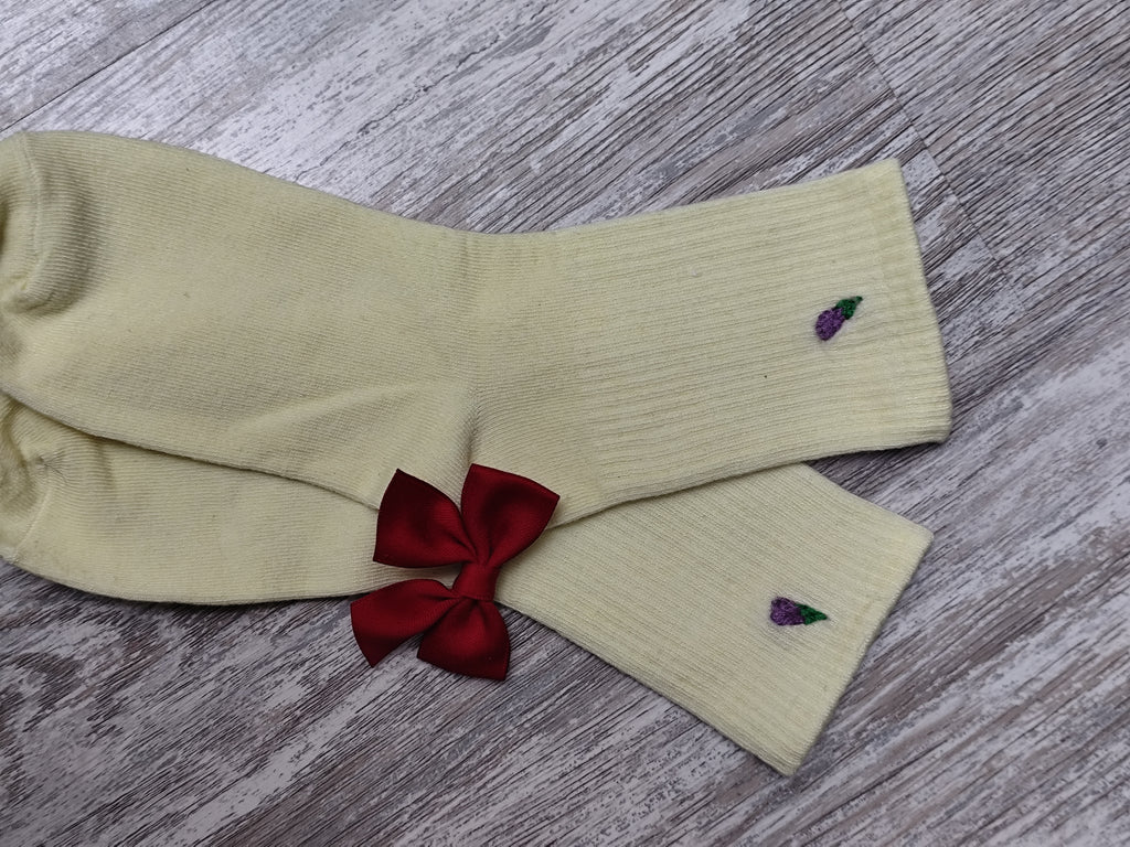 Chaussettes brodées personnalisées – Collection Amour – Motif au choix (36-40)