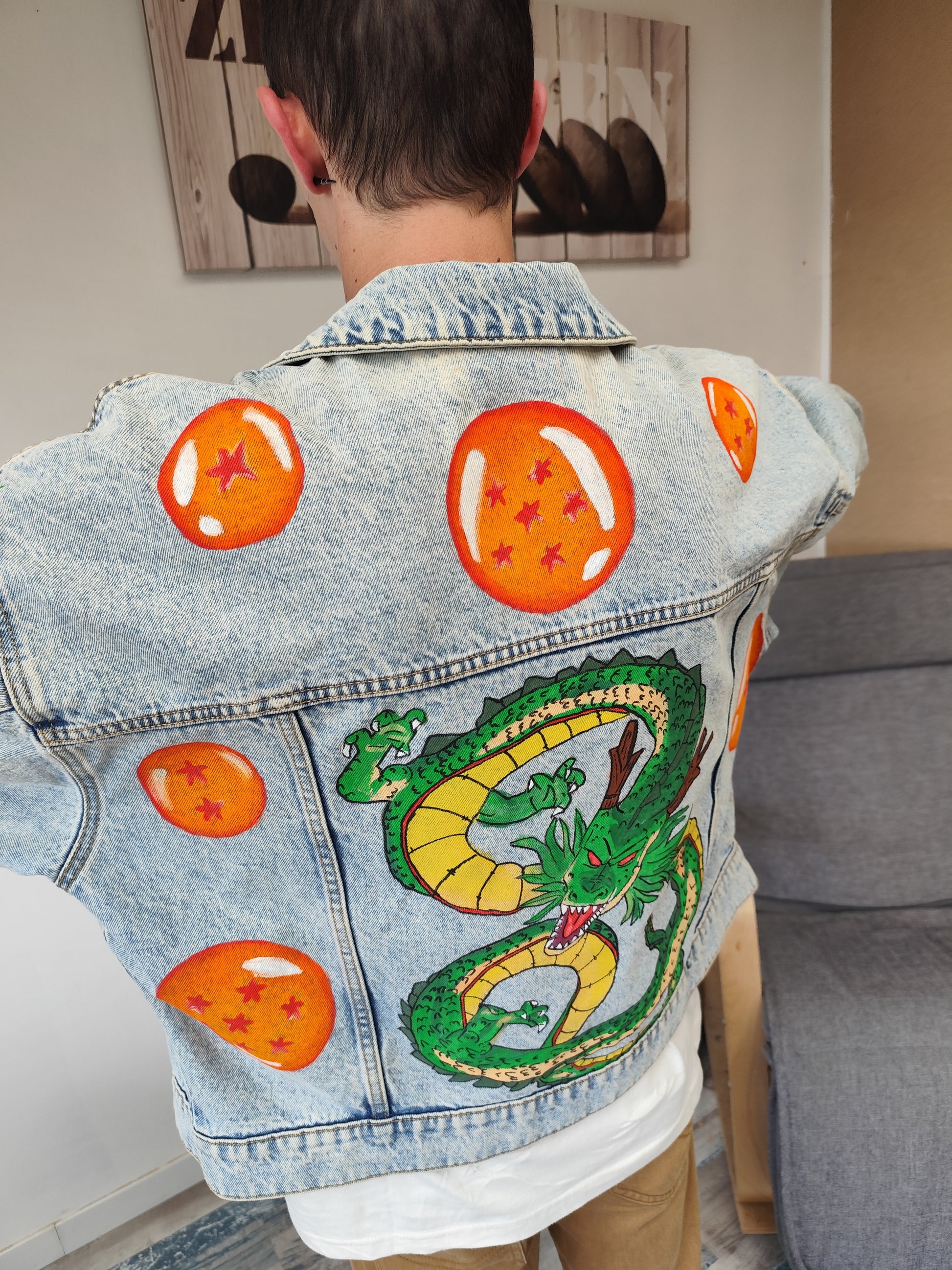 Veste en Jean Dragon