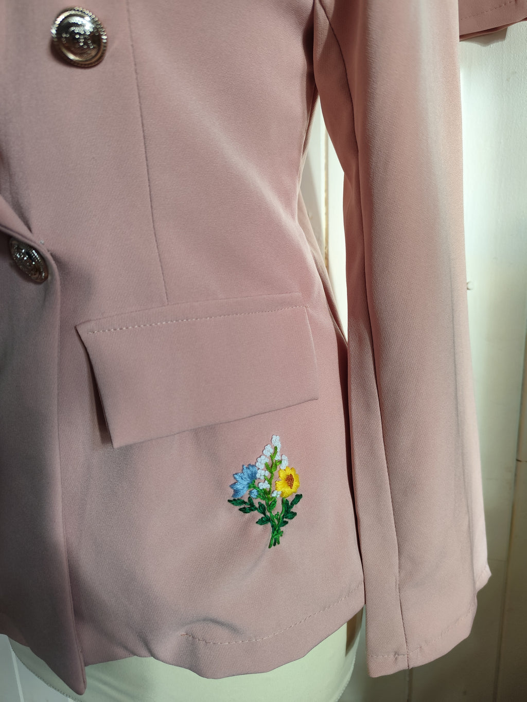 Ensemble costume brodé main (M)