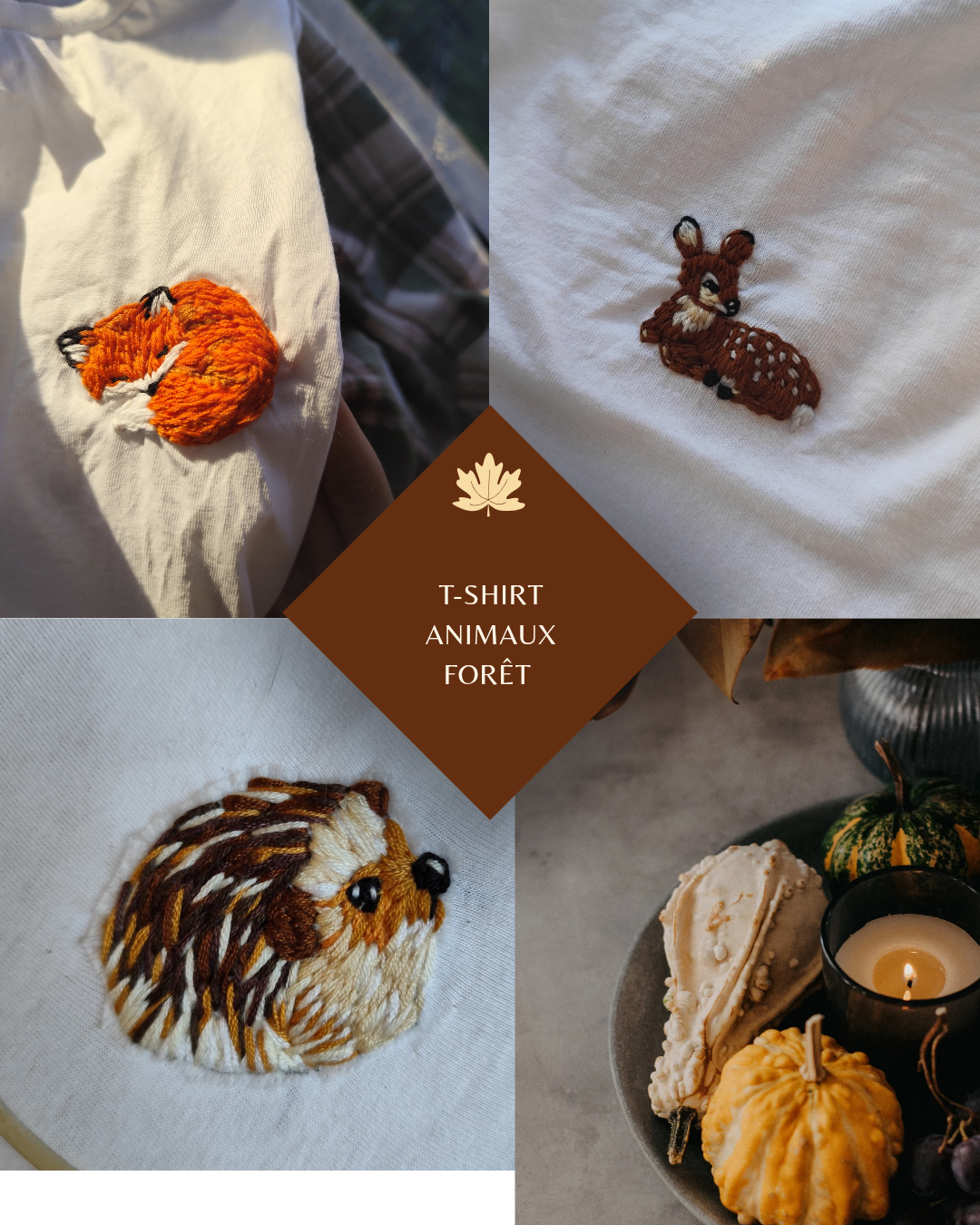 T-shirt Animaux d'automne