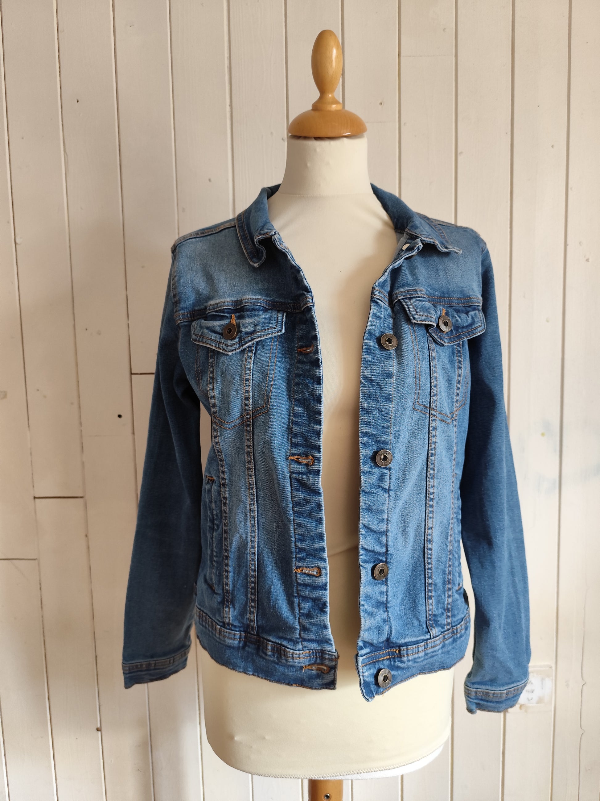 Veste en jean Vase coloré taille M