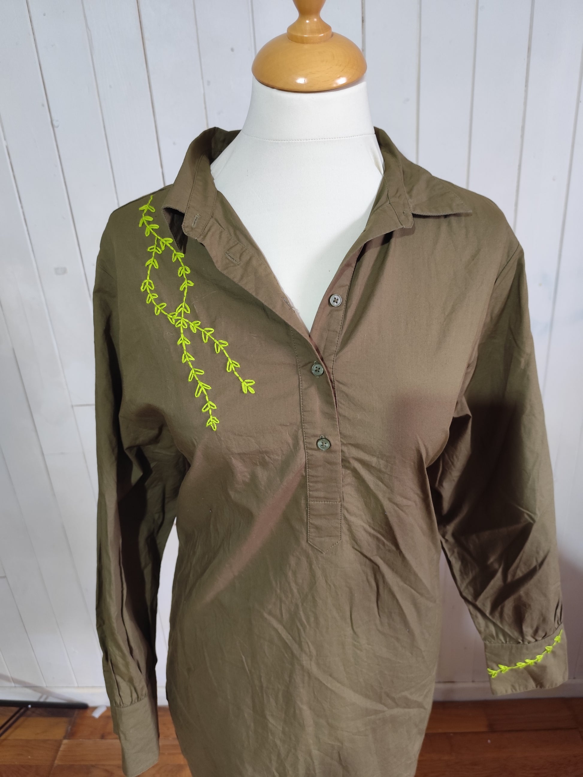 Robe feuille (XL)
