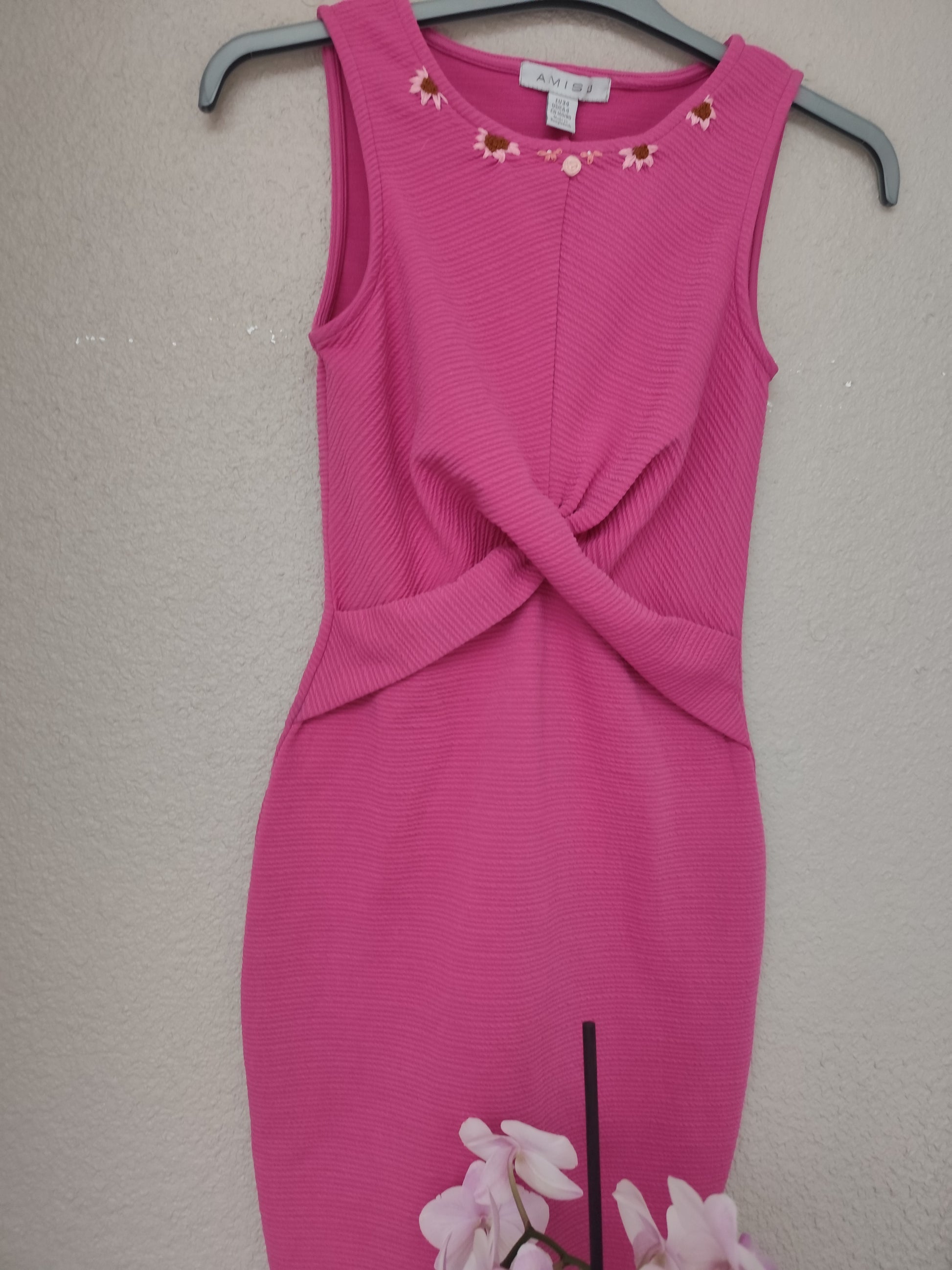 Robe cintrée fleurs