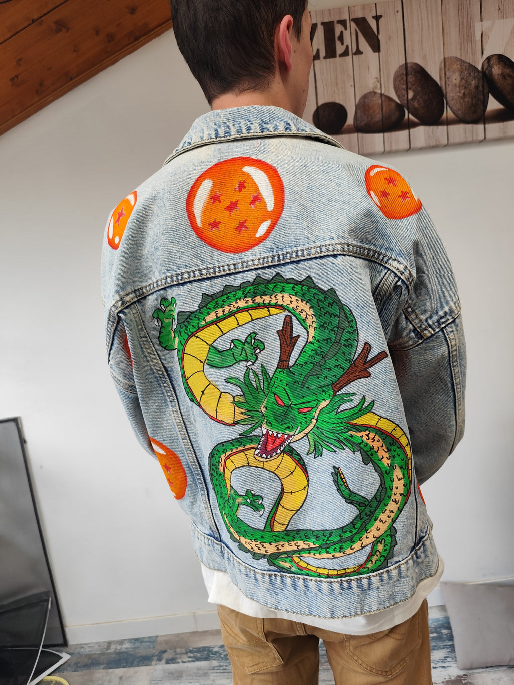 Veste en Jean Dragon