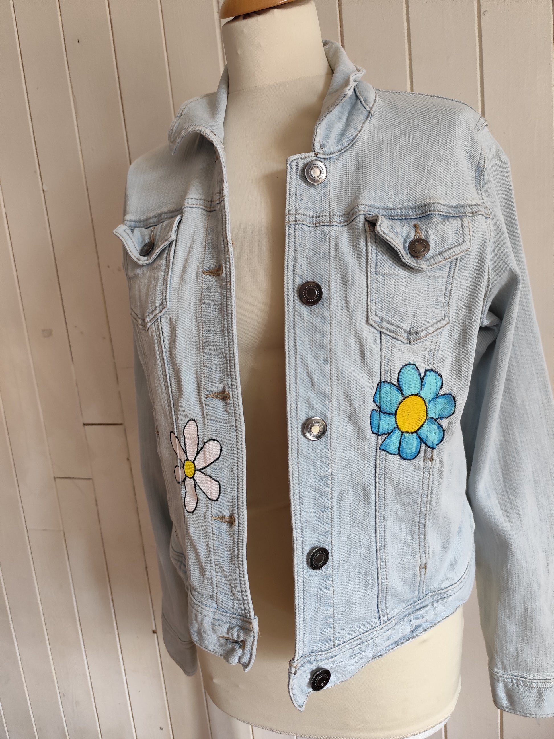 Veste fleurs colorées T40