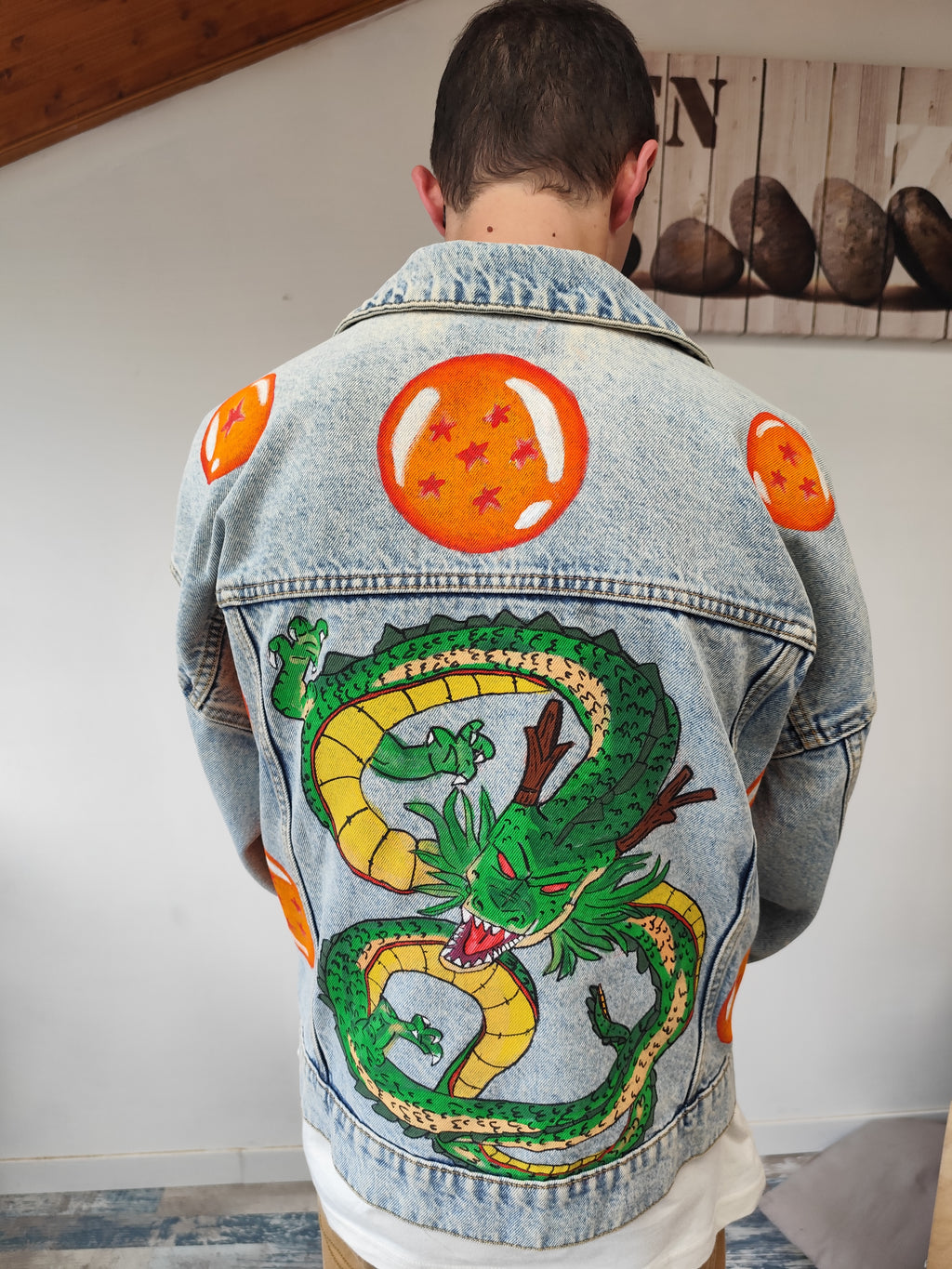 Veste en Jean Dragon