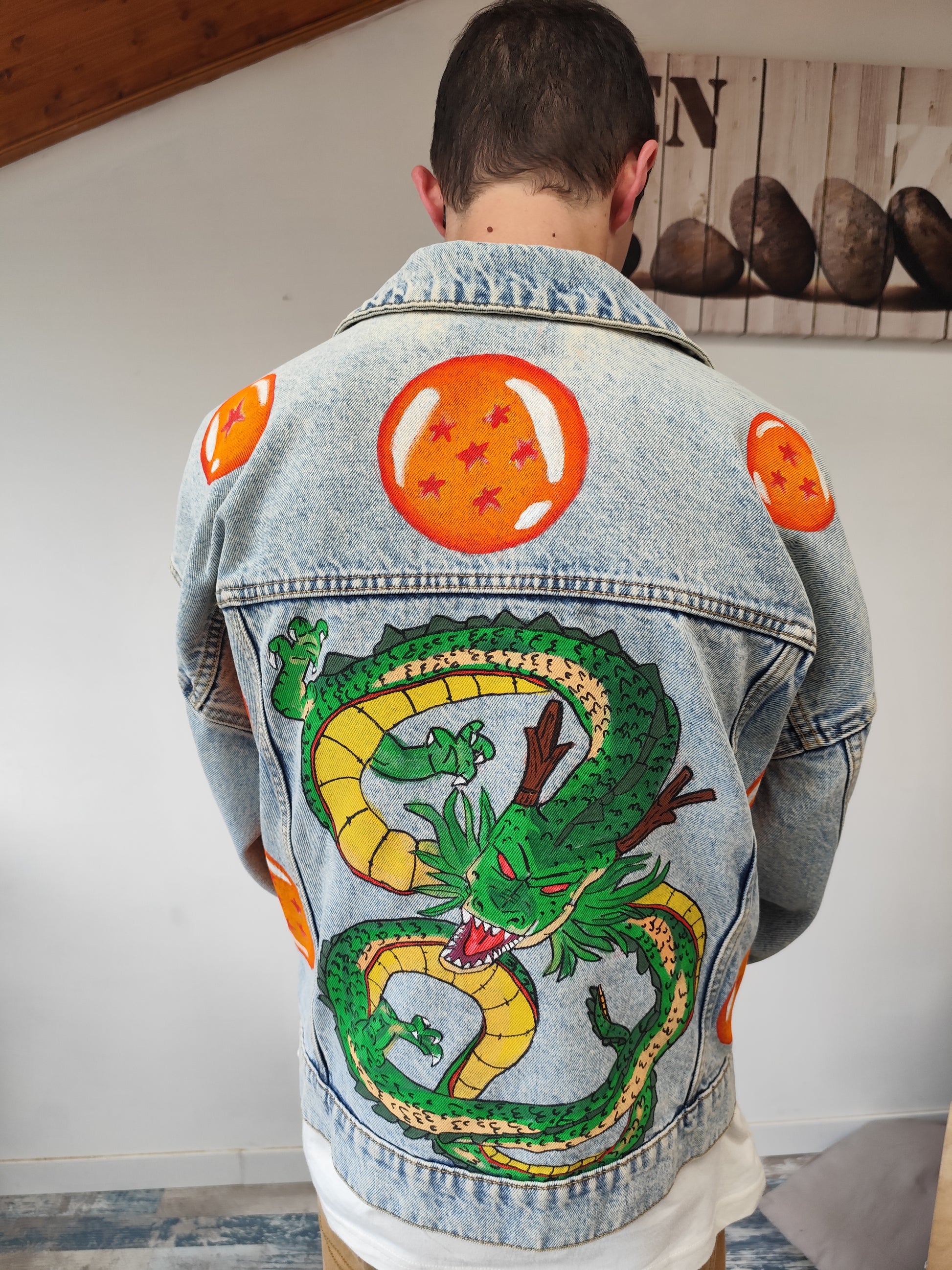 Veste en Jean Dragon