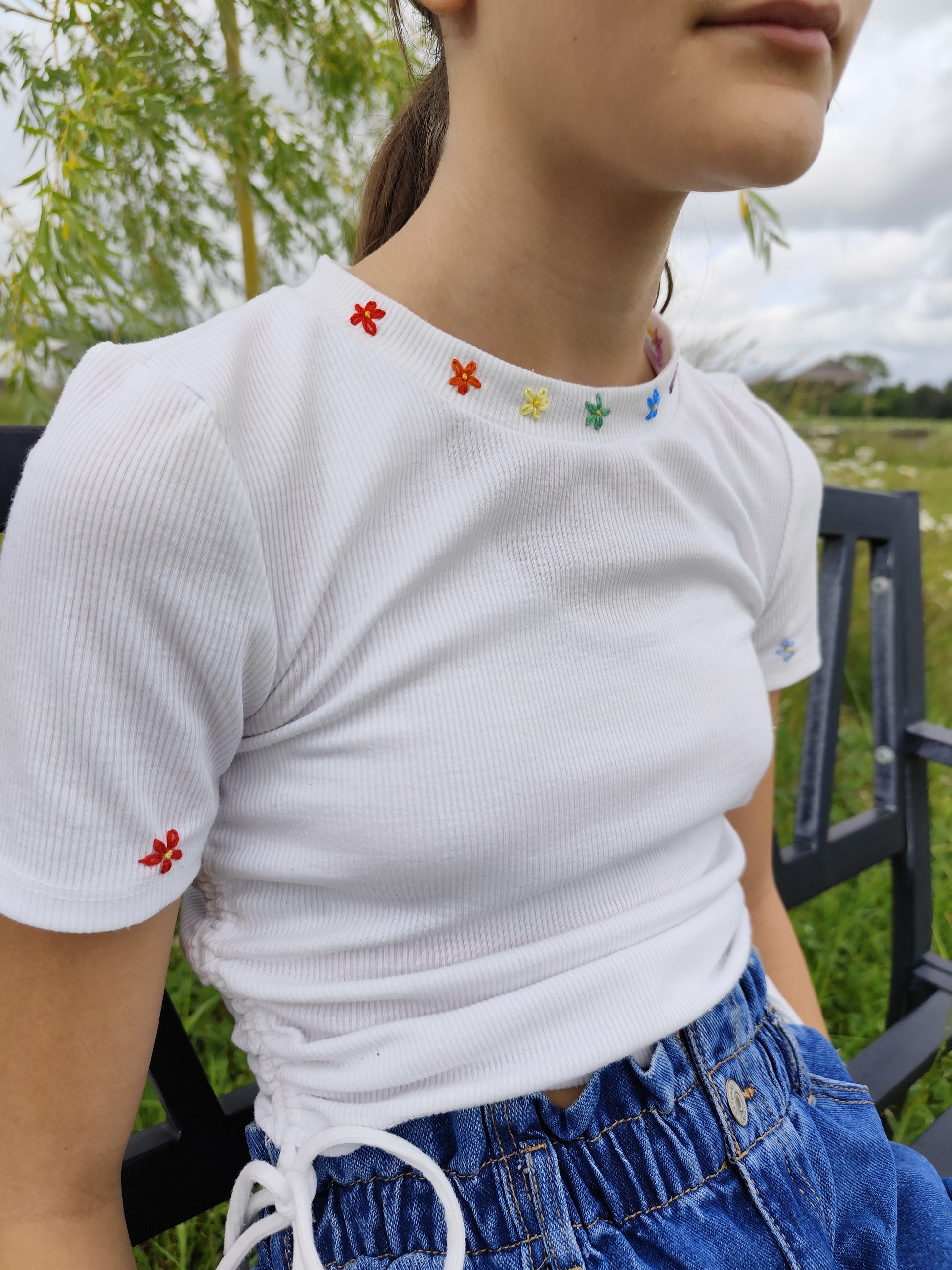Tee-shirt Flower Power