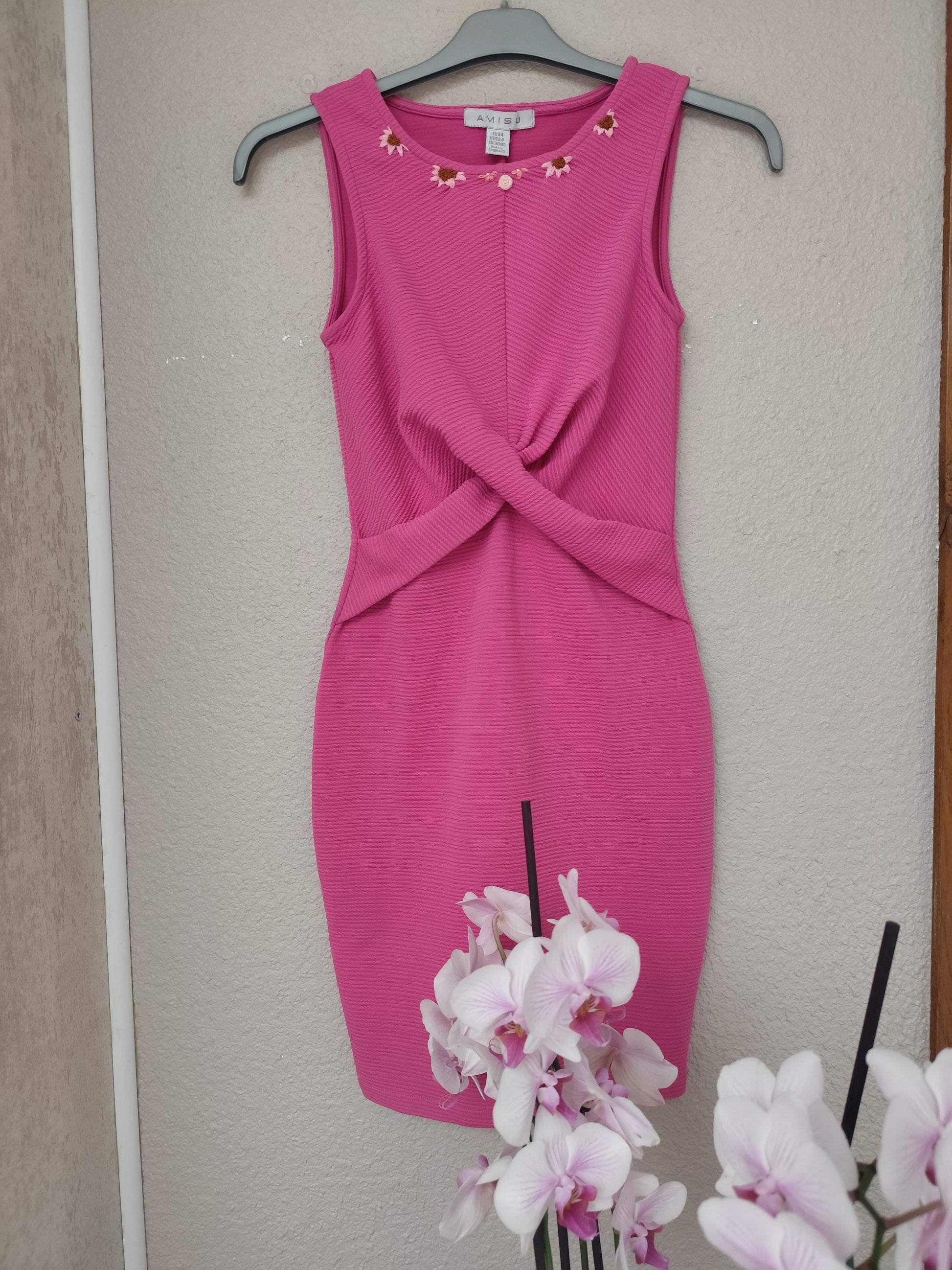 Robe cintrée fleurs